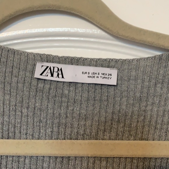 Zara grey long cardigan dress - Picture 3 of 3